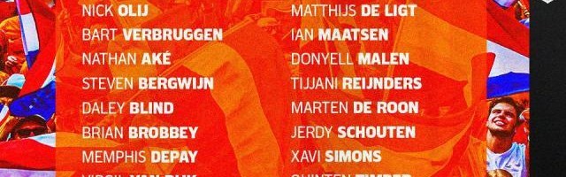 博鱼电竞-荷兰公布欧洲杯30人初选名单，齐尔克泽落选引争议